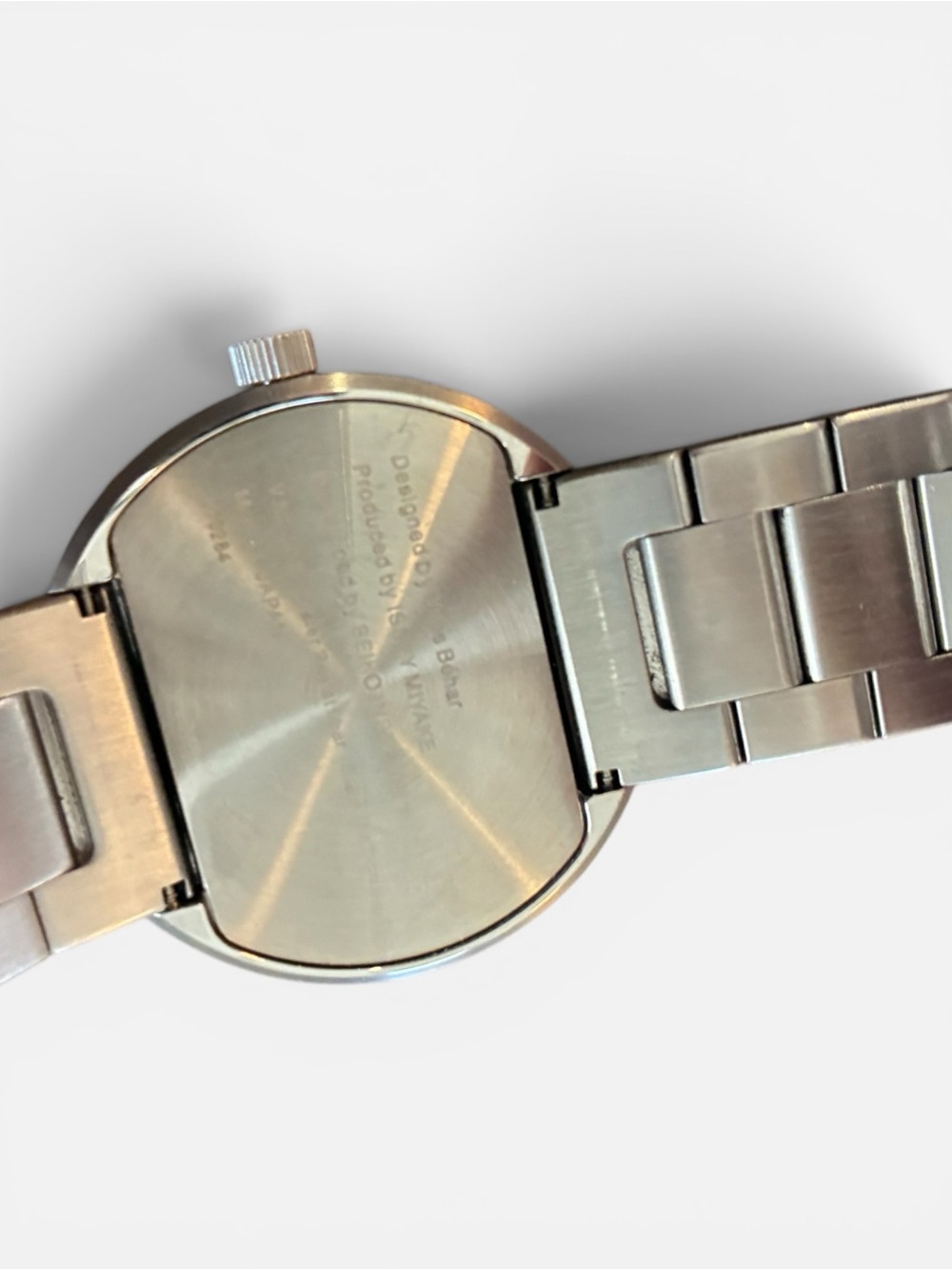 Issey Miyake TO Tokujin Yoshioka Seiko VJ20-0060 Silver Watch Japan - Picture 5 of 7